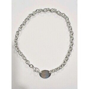 Tiffany & Co. Return to Tiffany Choker Necklace with Pendant 925 Sterling Silver